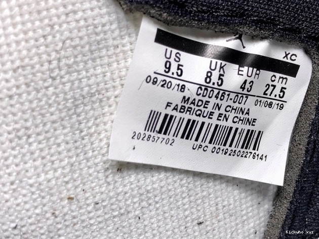 Jordan CD0461-007 OG Retro Panda High 1 Air 0525